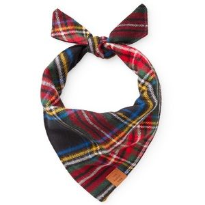 The Foggy Dog Stewart Plaid Wool Bandana